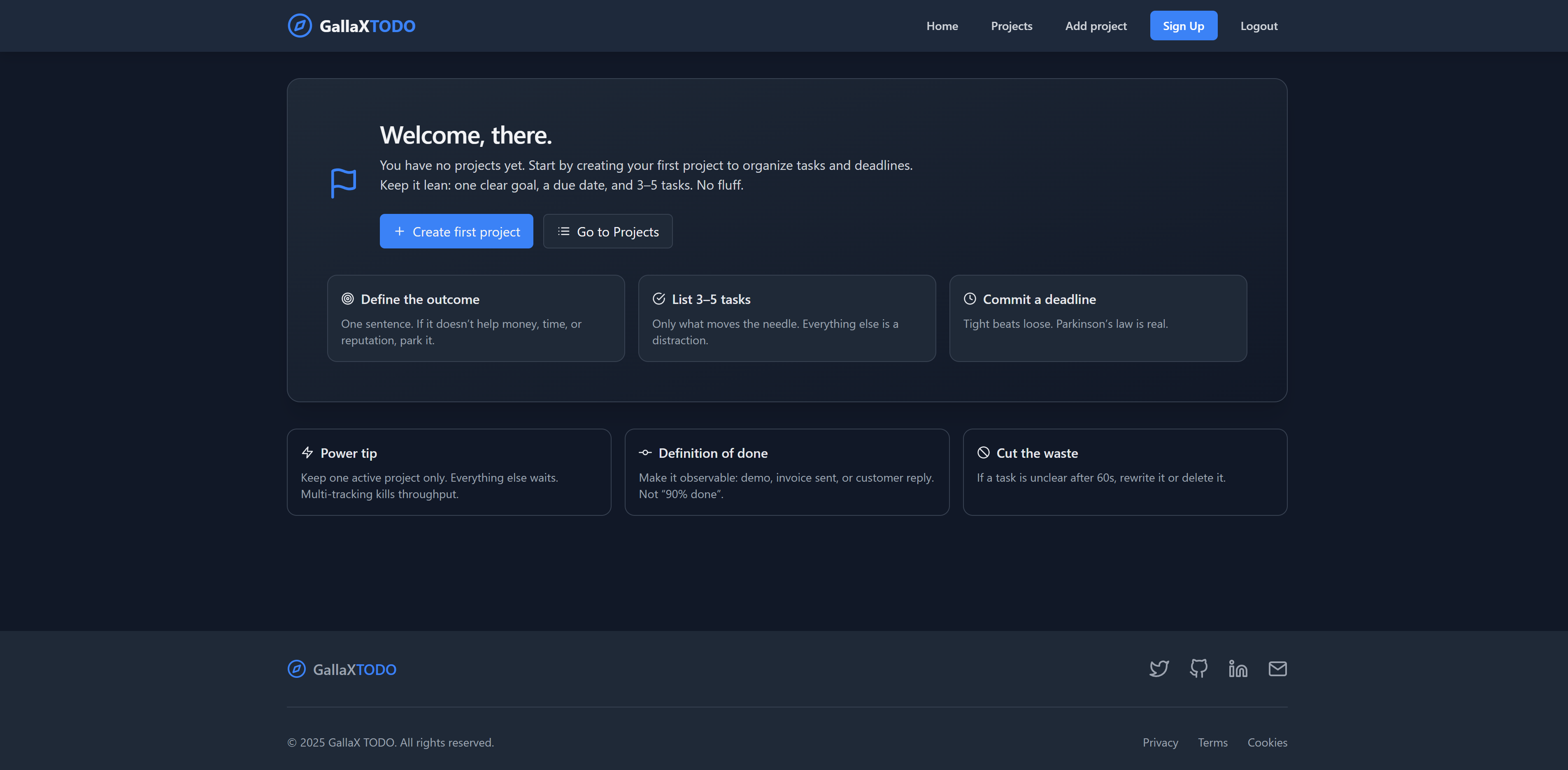 Gallax To-Do – inteligentný zoznam úloh